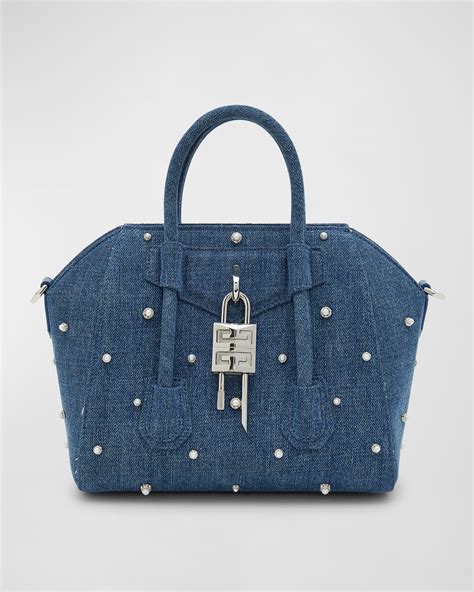 small givenchy antigona review|mini antigona lock denim tote bag.